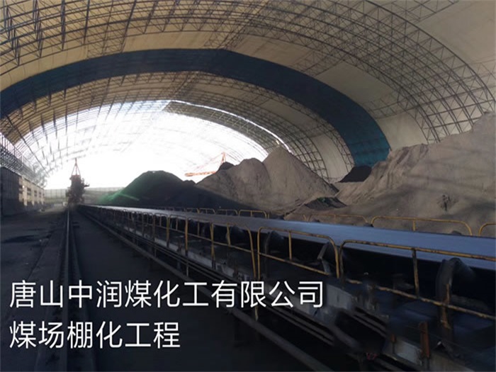 浙江中潤煤化工有限公司煤場棚化工程